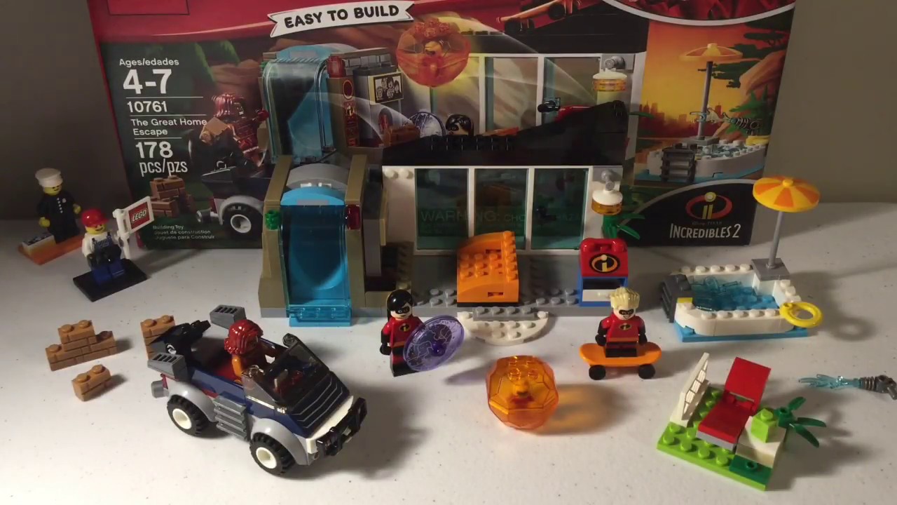 LEGO Juniors Incredibles 2 The Great Home Escape review ! Set 10761
