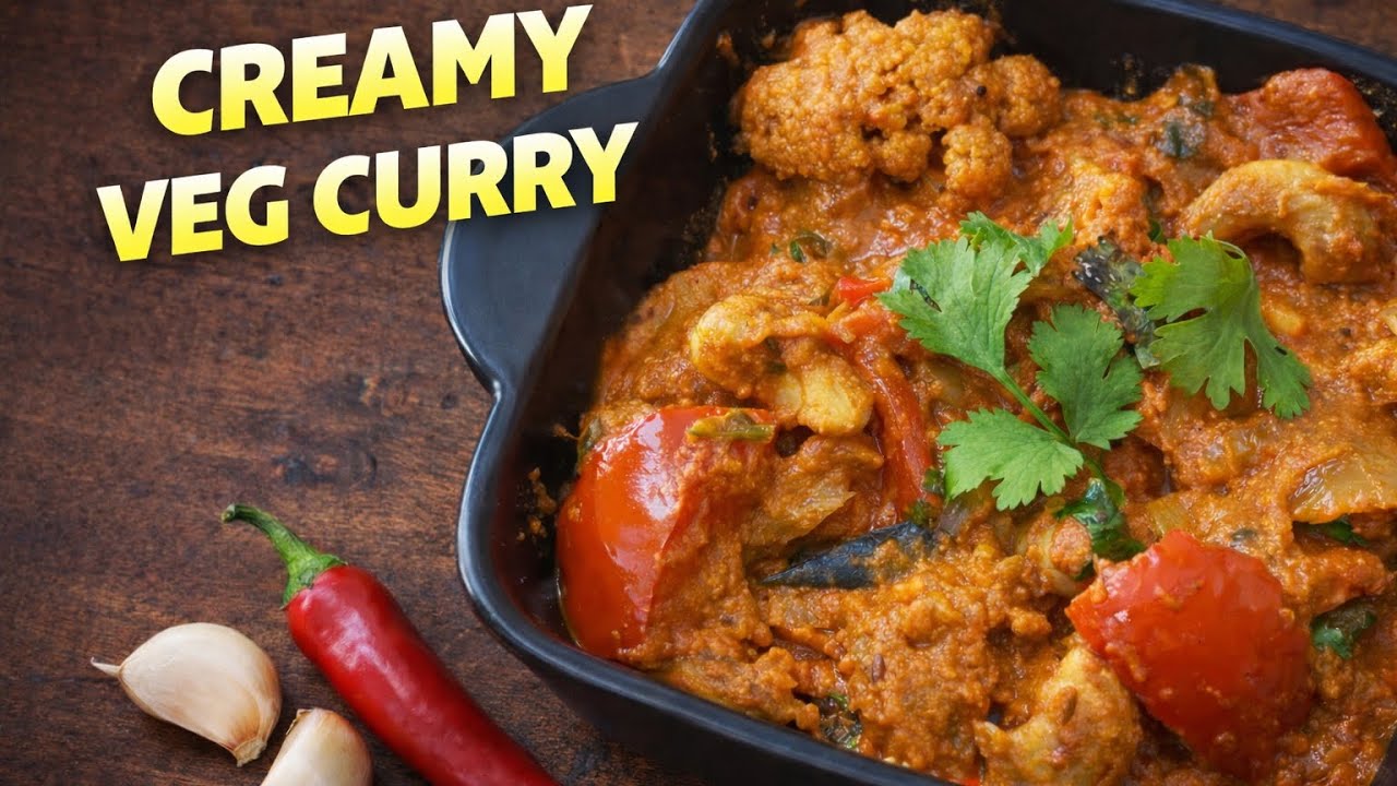 Creamy Vegetable Makhanwala | Easy Indian Curry Recipe