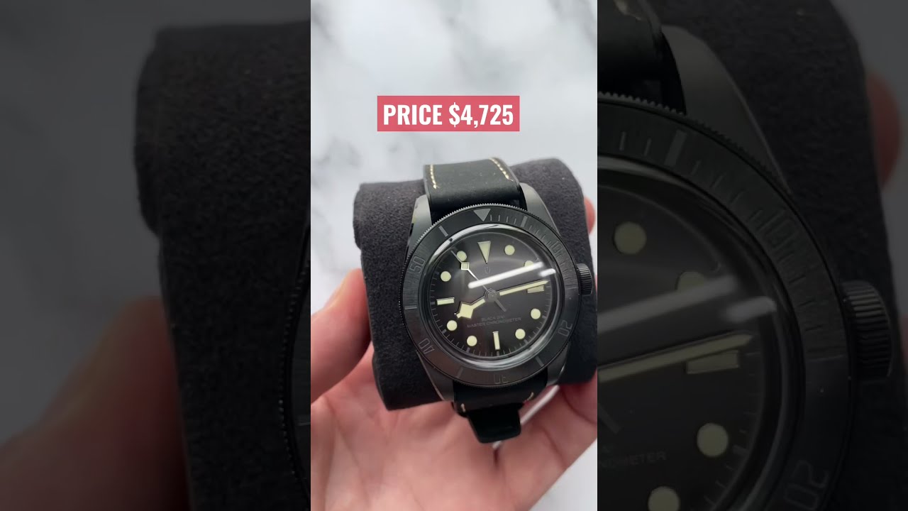 BRAND NEW TUDOR BLACK BAY CERAMIC 2021 UNBOXING #shorts #shortsvideo #luxury #watch #tudor #jomashop