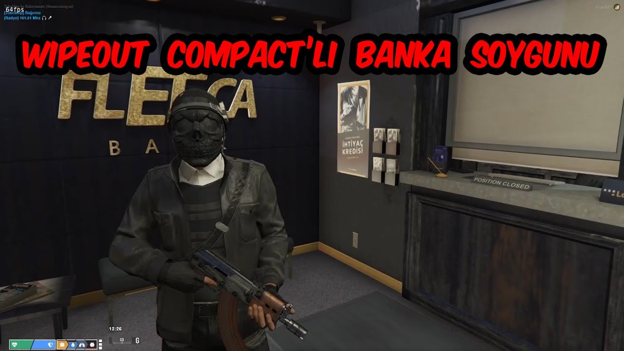 WIPEOUT COMPACT'LI BANKA SOYGUNU VORP 2.5 [CAN YILAR-DOĞUŞ-&Ouml;ZG&Uuml;R-CAFER]