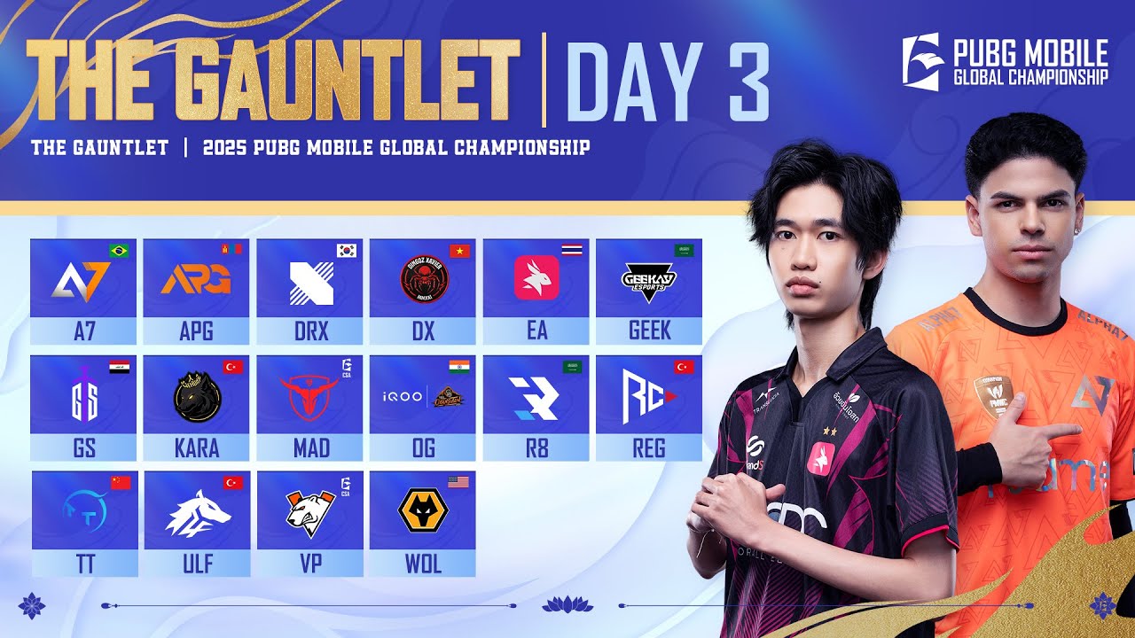 [TH] 2025 PMGC League | The Gauntlet Day 3 | PUBG MOBILE Global Championship