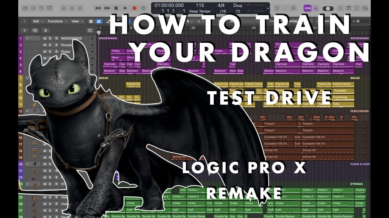 TEST DRIVE (John Powell) | How To Train Your Dragon | Logic Pro X Remake