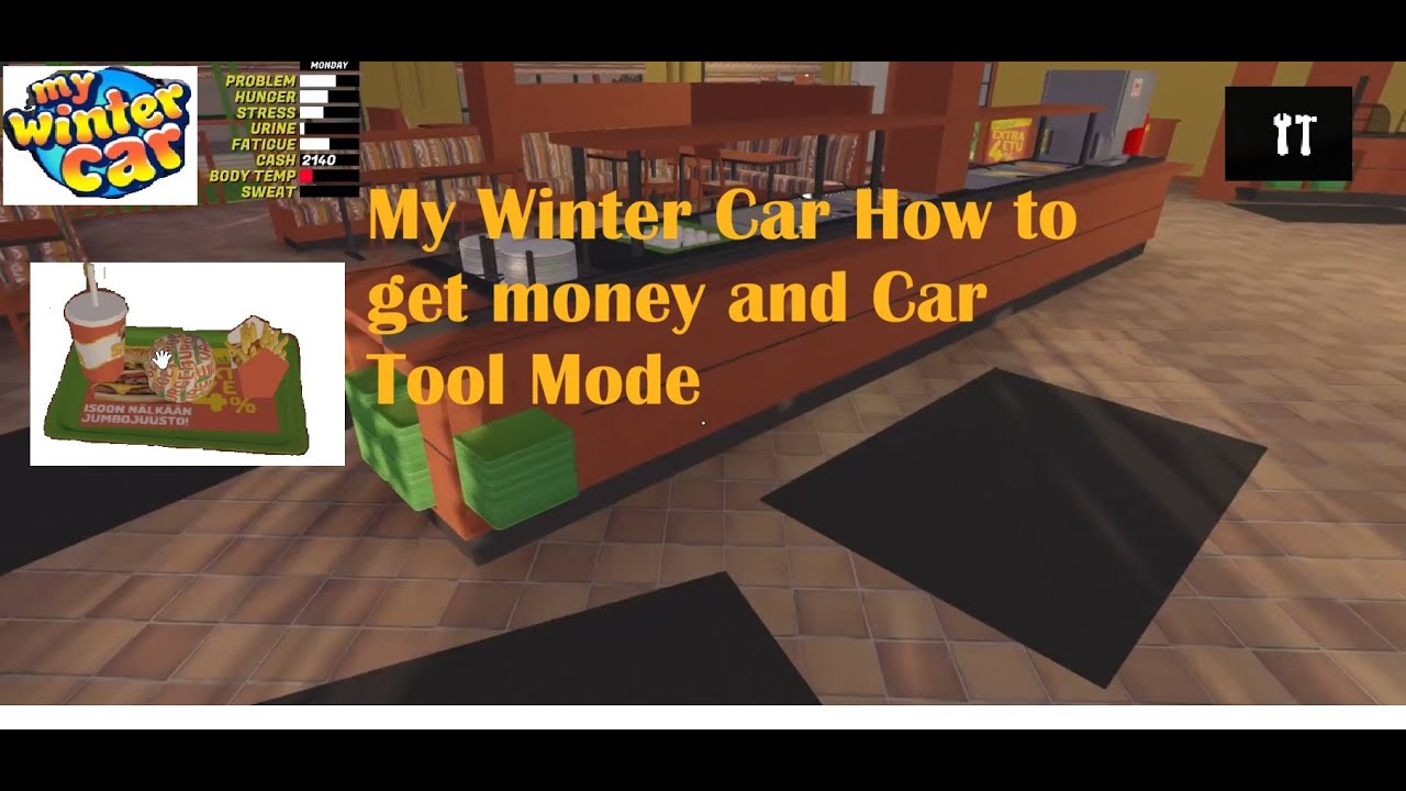 My Winter Car | How to get money and Car Tool Mode | How to play Reetipokka