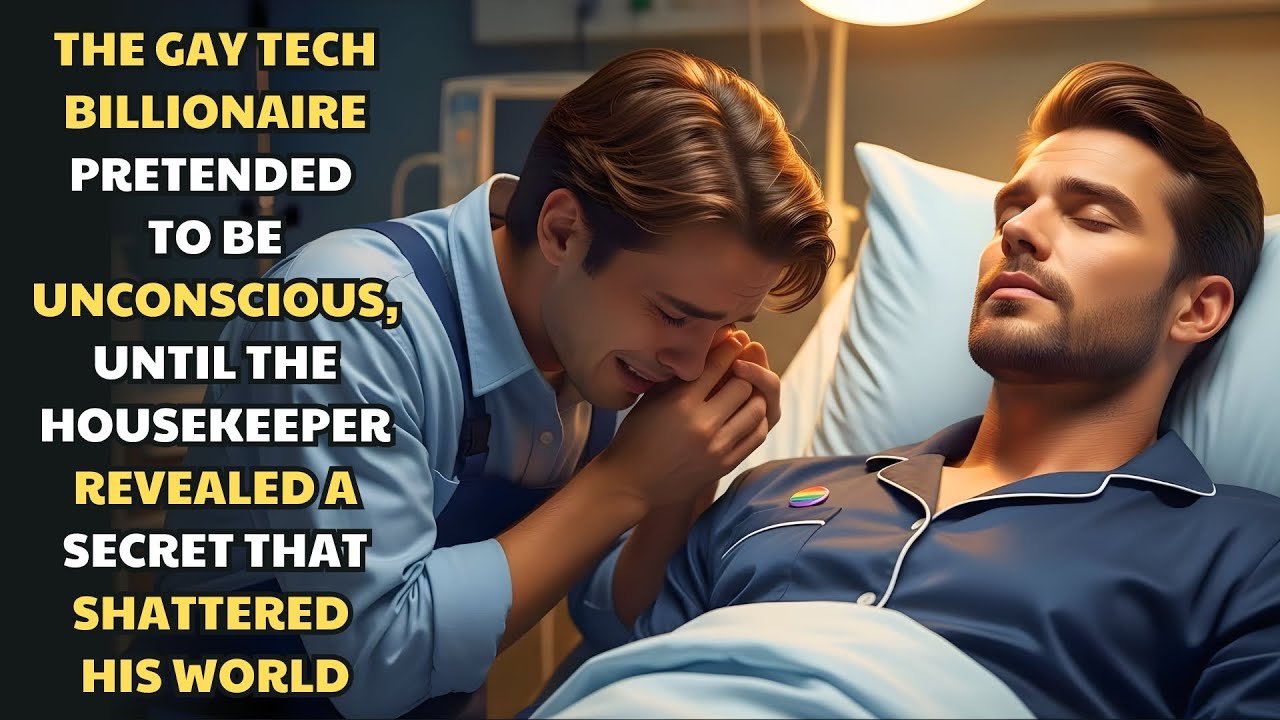 THE GAY TECH BILLIONAIRE PRETENDED TO BE UNCONSCIOUS — UNTIL THE HOUSEKEEPER REVEALED A SECRET THAT