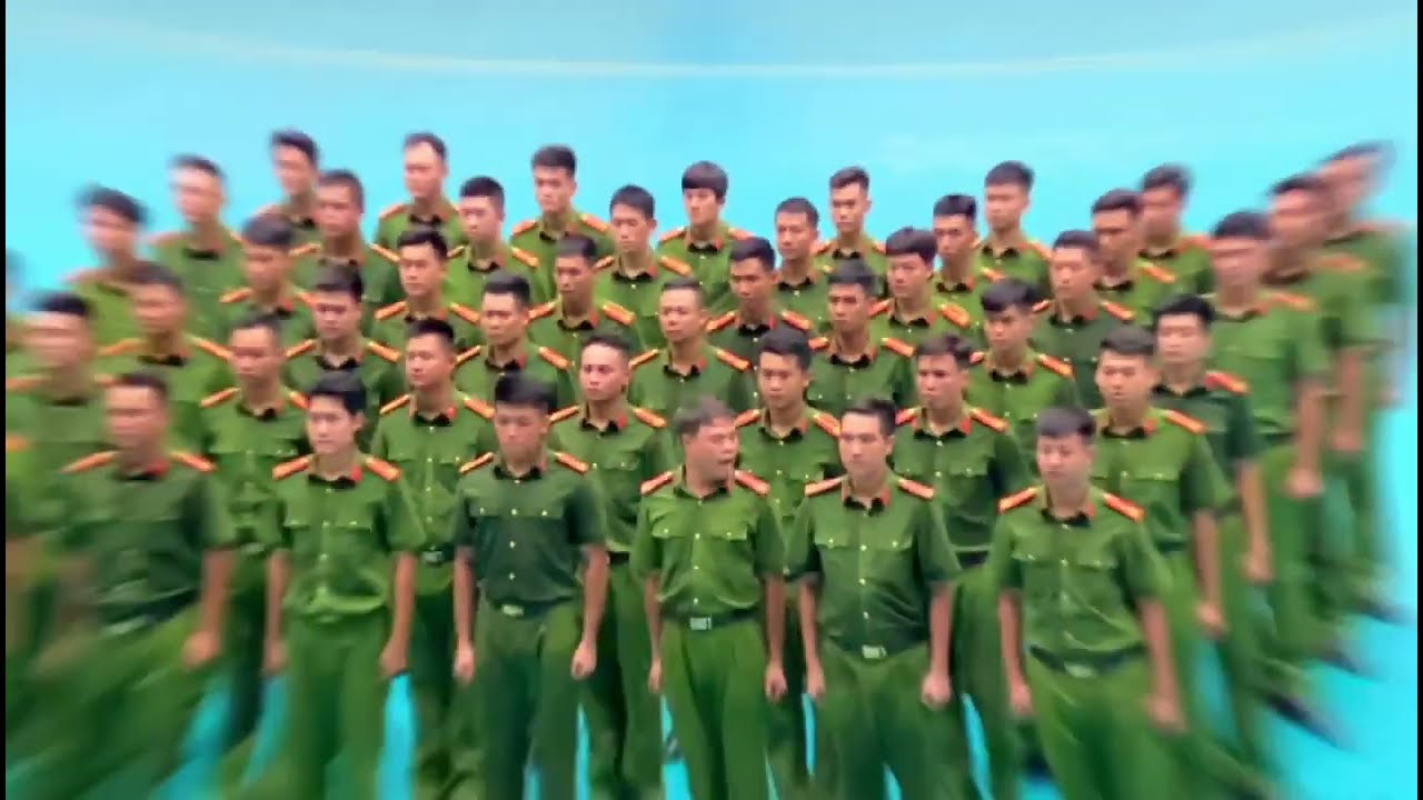 Phần thi kỹ thuật, chiến thuật, đồng diễn quyền võ thuật CAND của Đội tuyển Công an TP Hà Nội