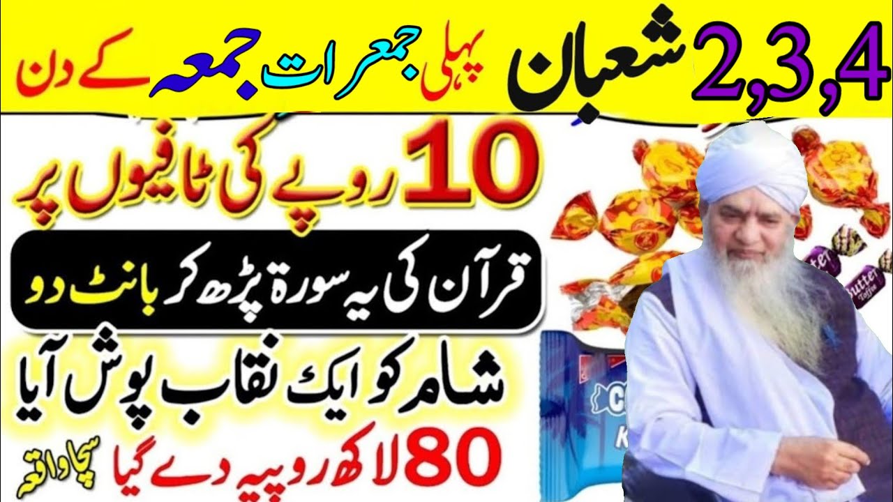 2,3,4 Shaban Jumerat Jumma Ke Din Surah Kausar Ka Wazifa | Jumerat Jumma Wazifa | Peer Zufaqar 