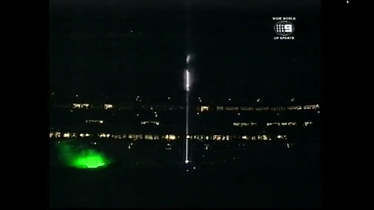 Stadium Australia/Accor Stadium lights up for the first time