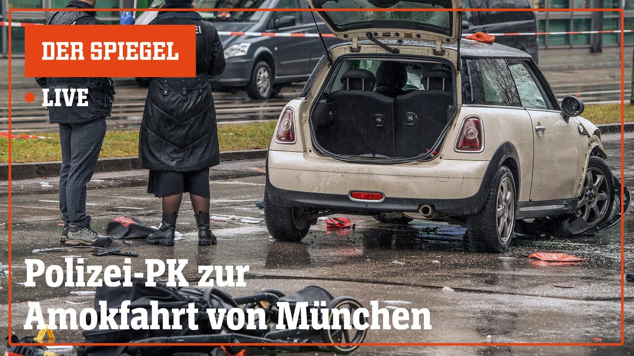 Livestream: Das sagen die Ermittler über die Amokfahrt von München | DER SPIEGEL