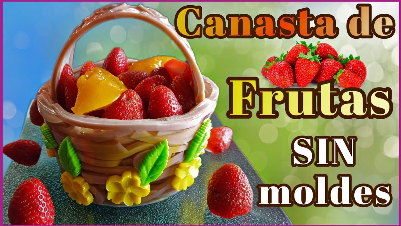 Gelatina CANASTA de frutas SIN moldes