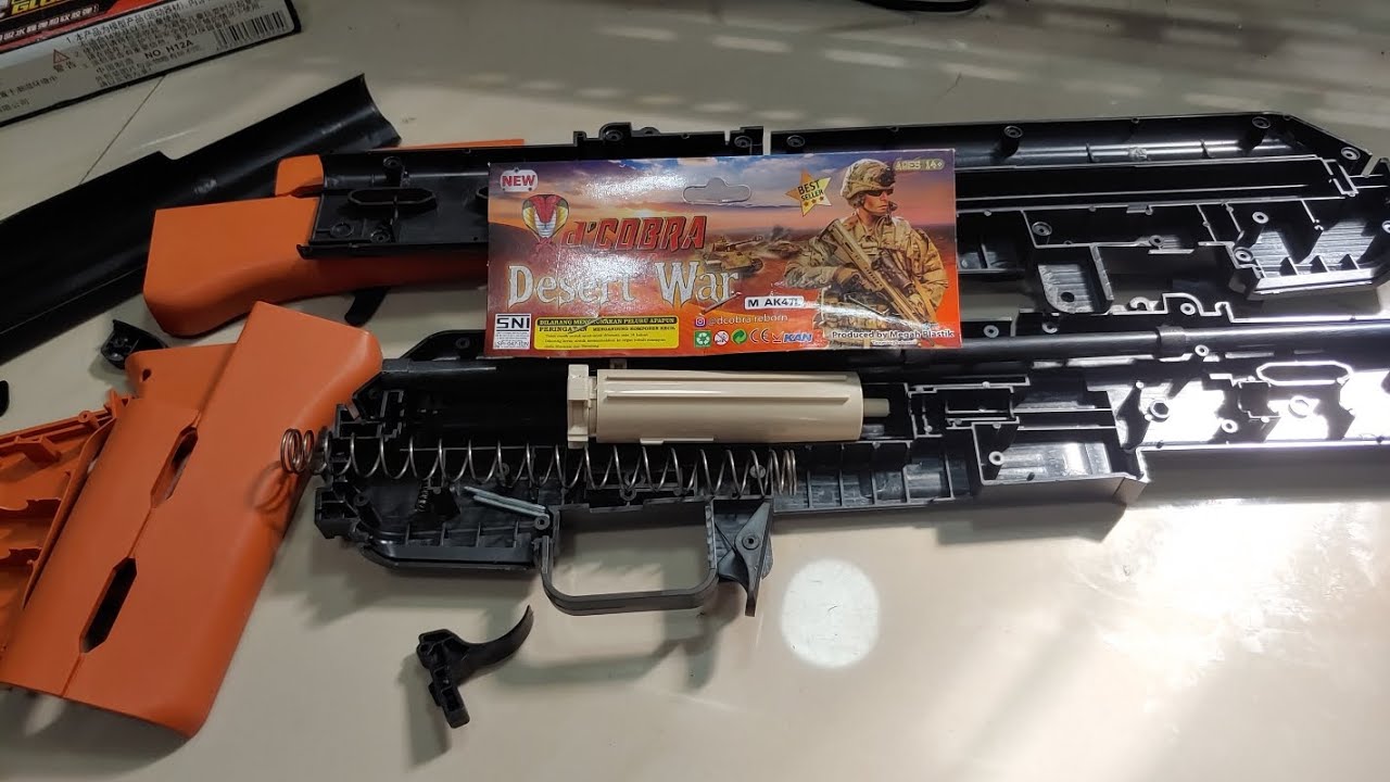 AK 47 dcobra reborn. unboxing review dan bongkar isi dalamnya M-AK47L