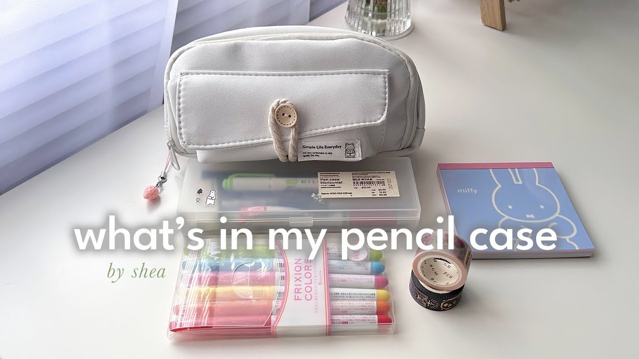 what’s in my pencil cases (2025) favourite stationery & essentials ✨