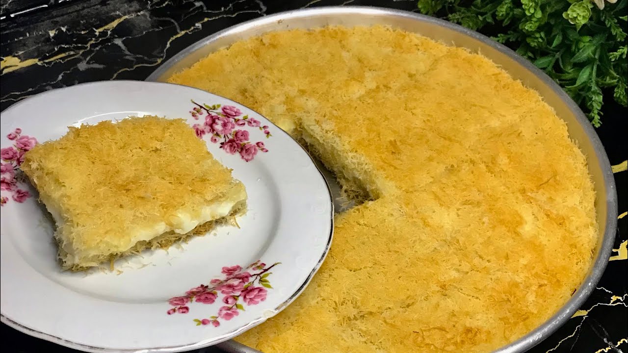 #صنيه كنافه بطعم وريحه زمان♥️🥞علي طريقه امهاتنا♥️👩🏻‍🍳بطعم ولون هيبهرك♥️👌🏻🤭