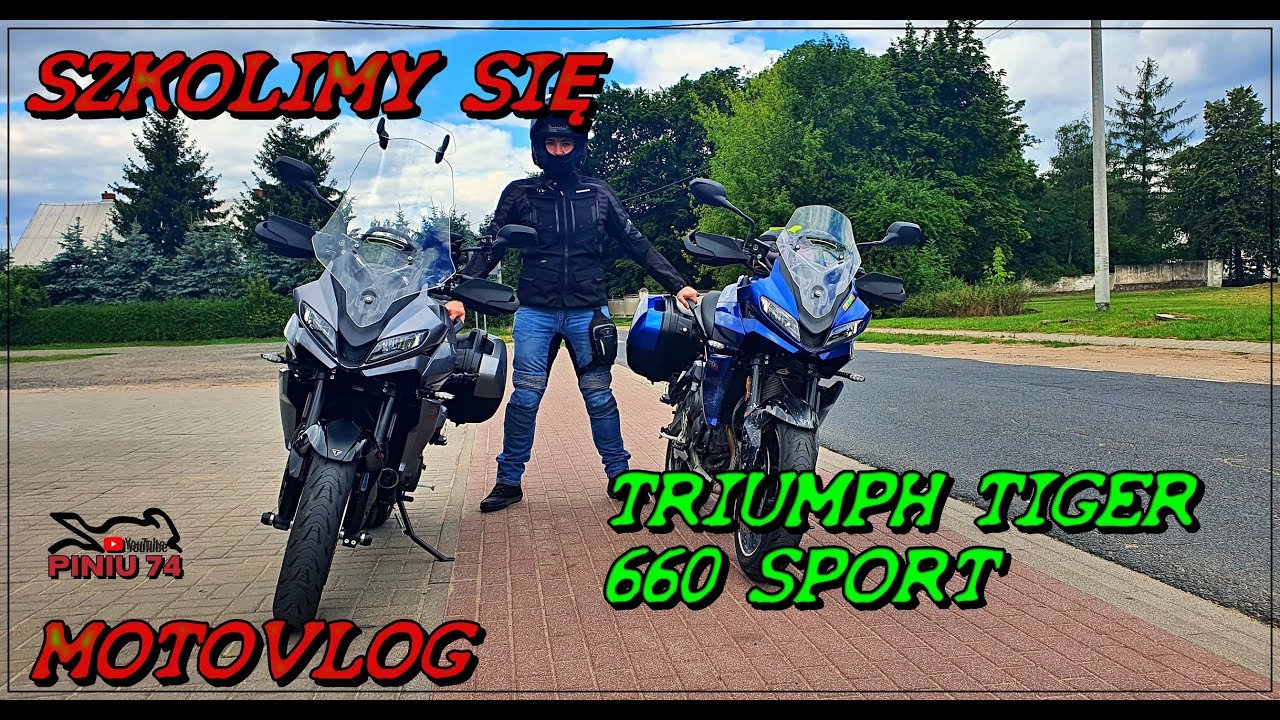 Szkolimy się! | Maciej i jego Triumph Tiger 660 Sport | MotoVlog