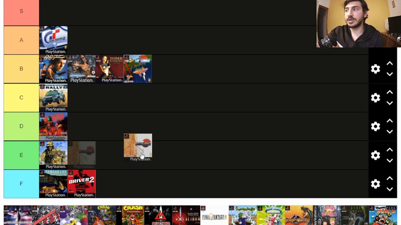 Tier list giochi PS1