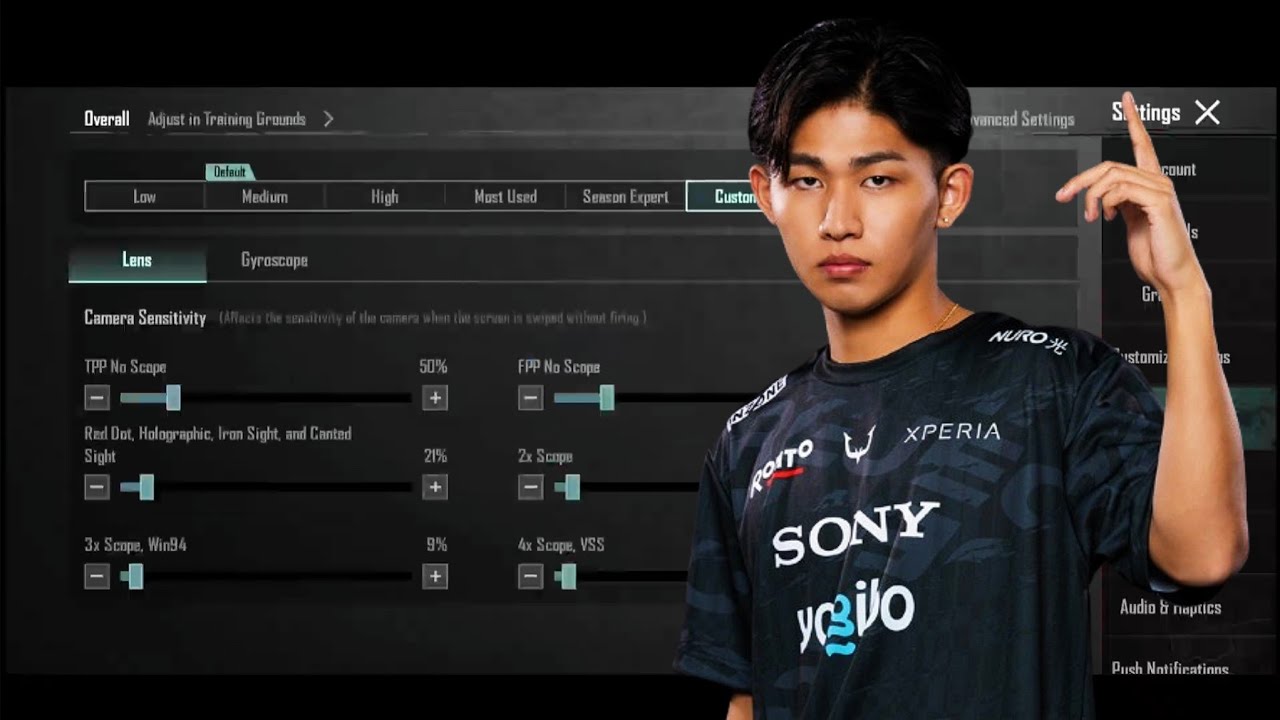 🥶 SaRa BGMI PUBG Sensitivity Update 4.0 | Rare Reject Esports Japanese Player Sensitivity Codes 2025