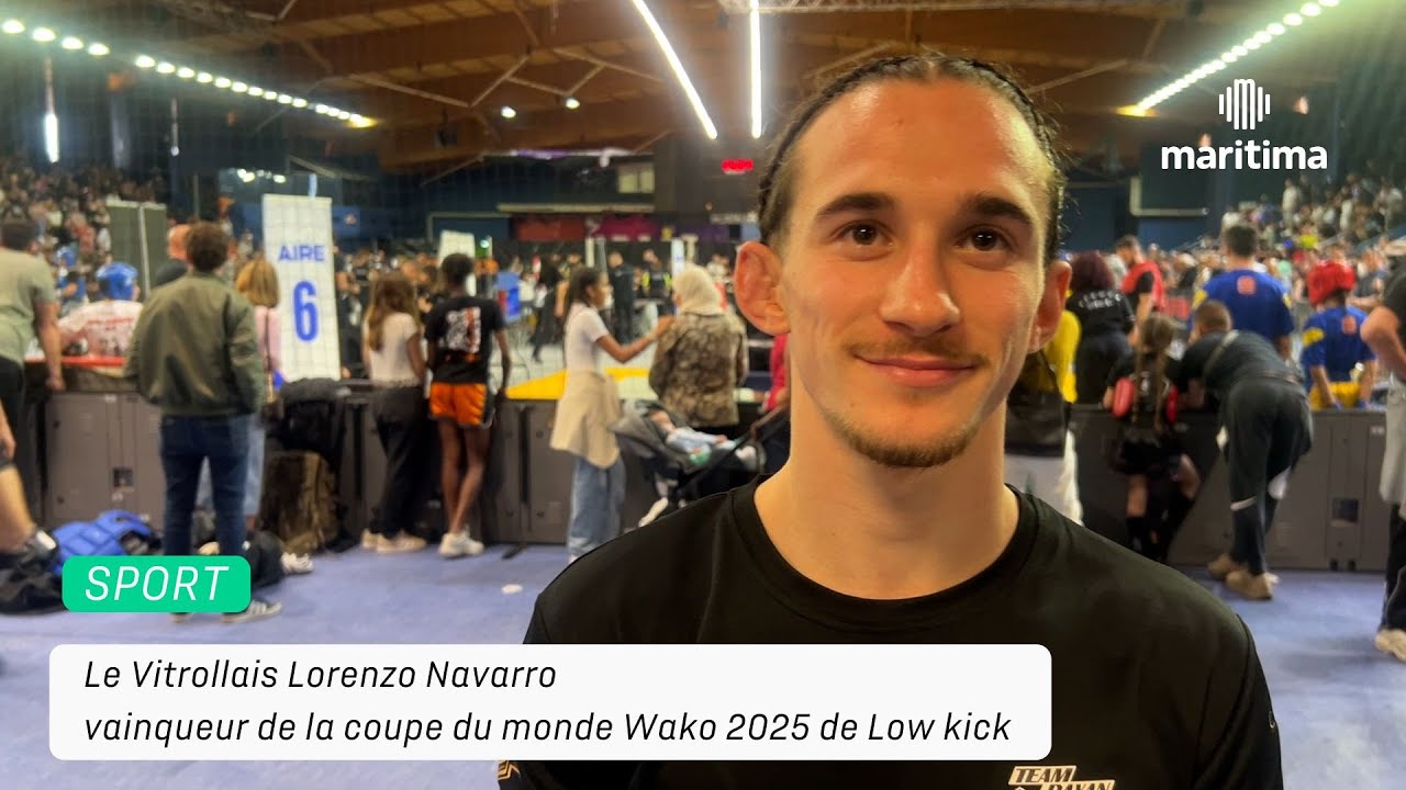 Le Vitrollais Lorenzo Navarro vainqueur de la Coupe du Monde Wako 2025 de Low kick