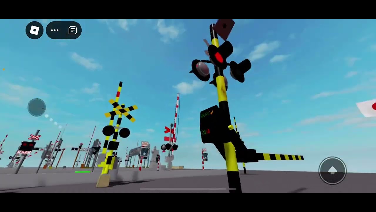 Railroad crossing simulator, but something went wrong!