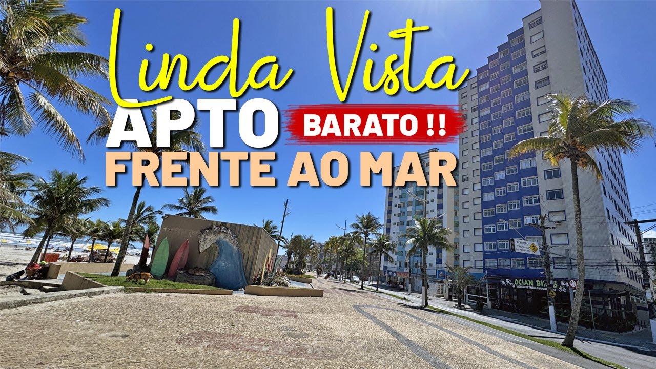 DSL196 ⛱️ Frente Mar 3 dormitórios em Praia Grande SP. @Michel Corretor de Imóveis