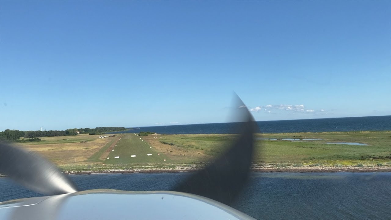 Anflug auf Vejrö (EKVO), Dänemark