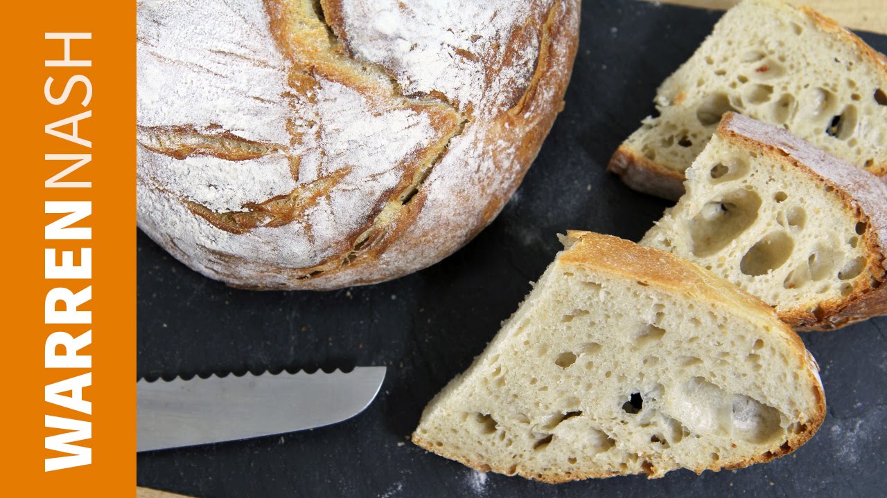 Sourdough Bread Recipe - From scratch with Starter - Recipes by Warren Nash