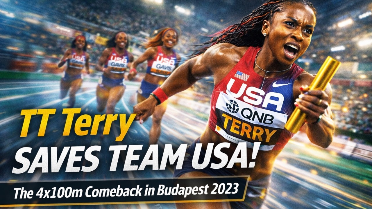 Twanisha “TT” Terry’s GAME-CHANGING Leg | How She SAVED Team USA in the 4x100m, Budapest 2023