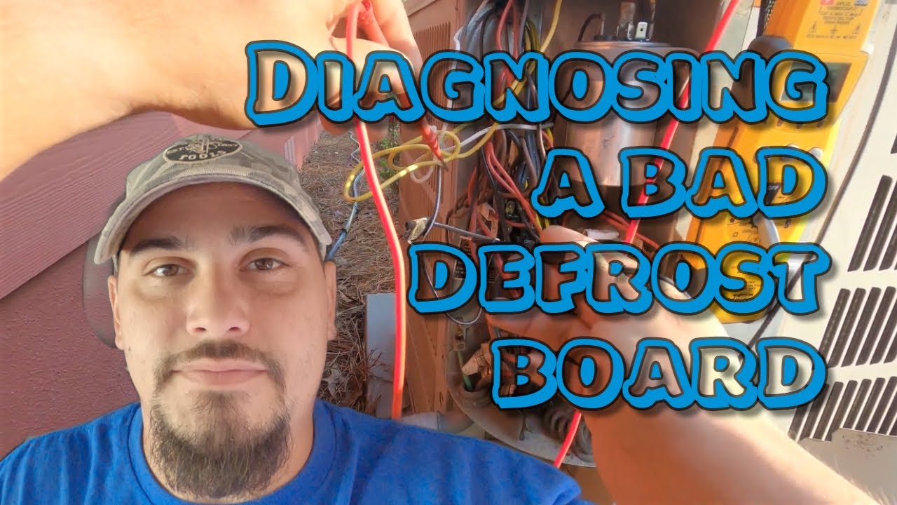 Diagnosing a bad defrost board on a heatpump air conditioner. In the field