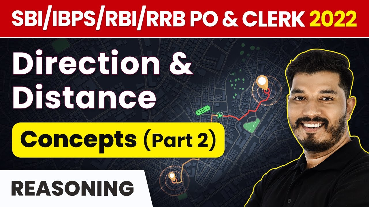 Direction & Distance - Concepts (Part 2) | Reasoning | Banking  Foundation Course 2022