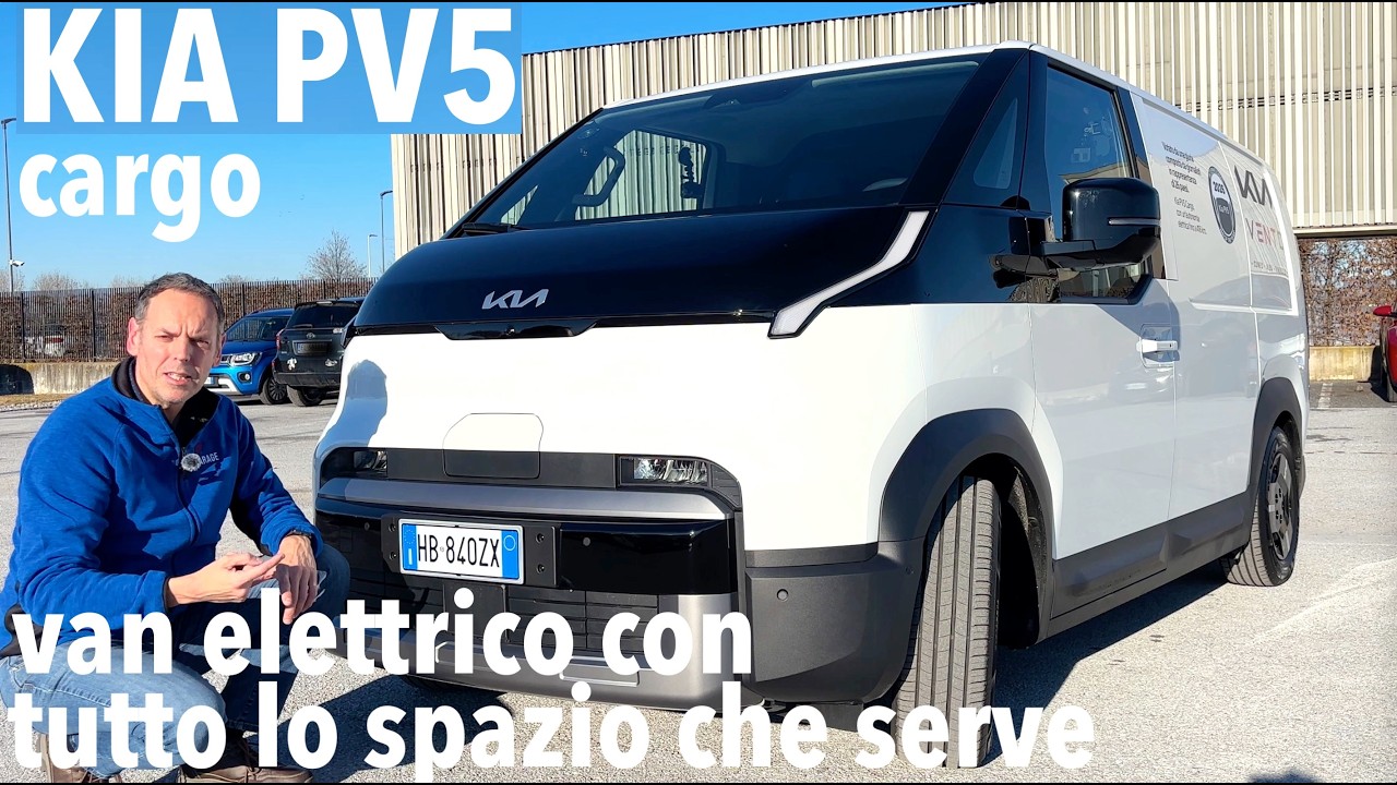 Kia PV5 Cargo: il van elettrico con lo spazio che serve davvero