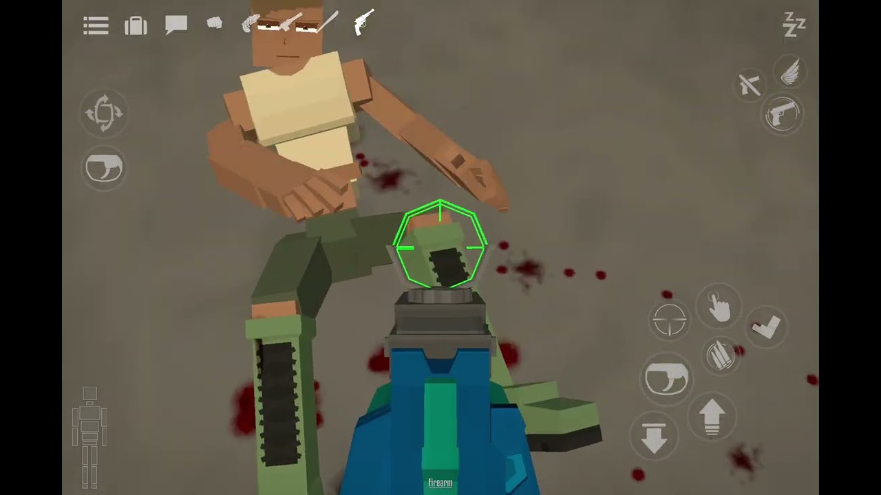 Тест горе долов в игре GoreBox