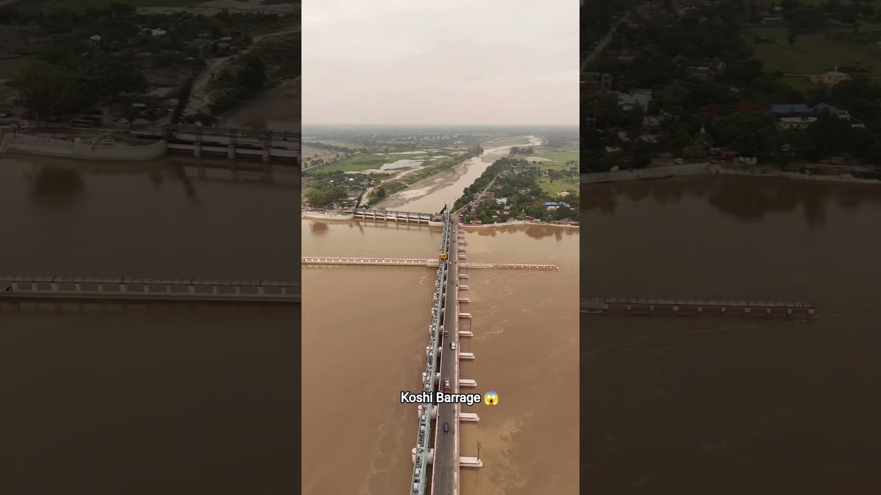 Bihar to shock nadi koshi barrage #koshibarrage #barrage #arjunvlogs_0 #shorts #arjunvlogs_0