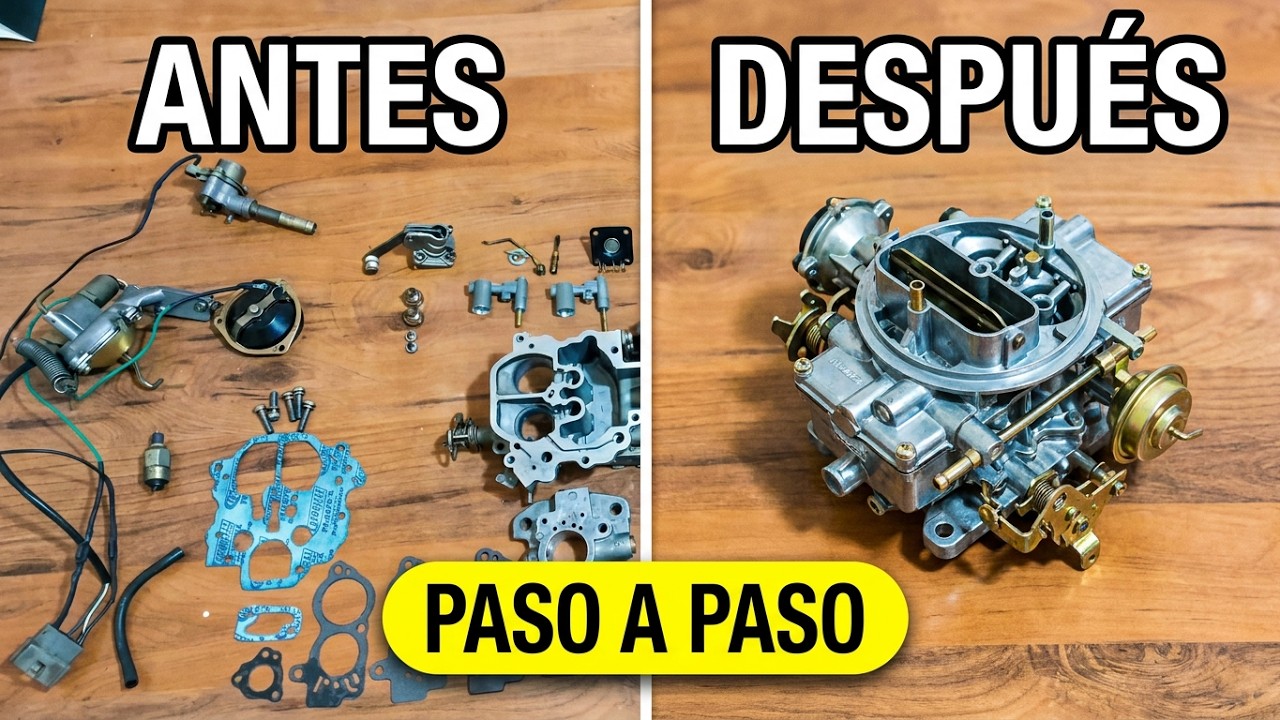 COMO armar carburador mazda 323 completo! 2.0 🪛🔧🧰