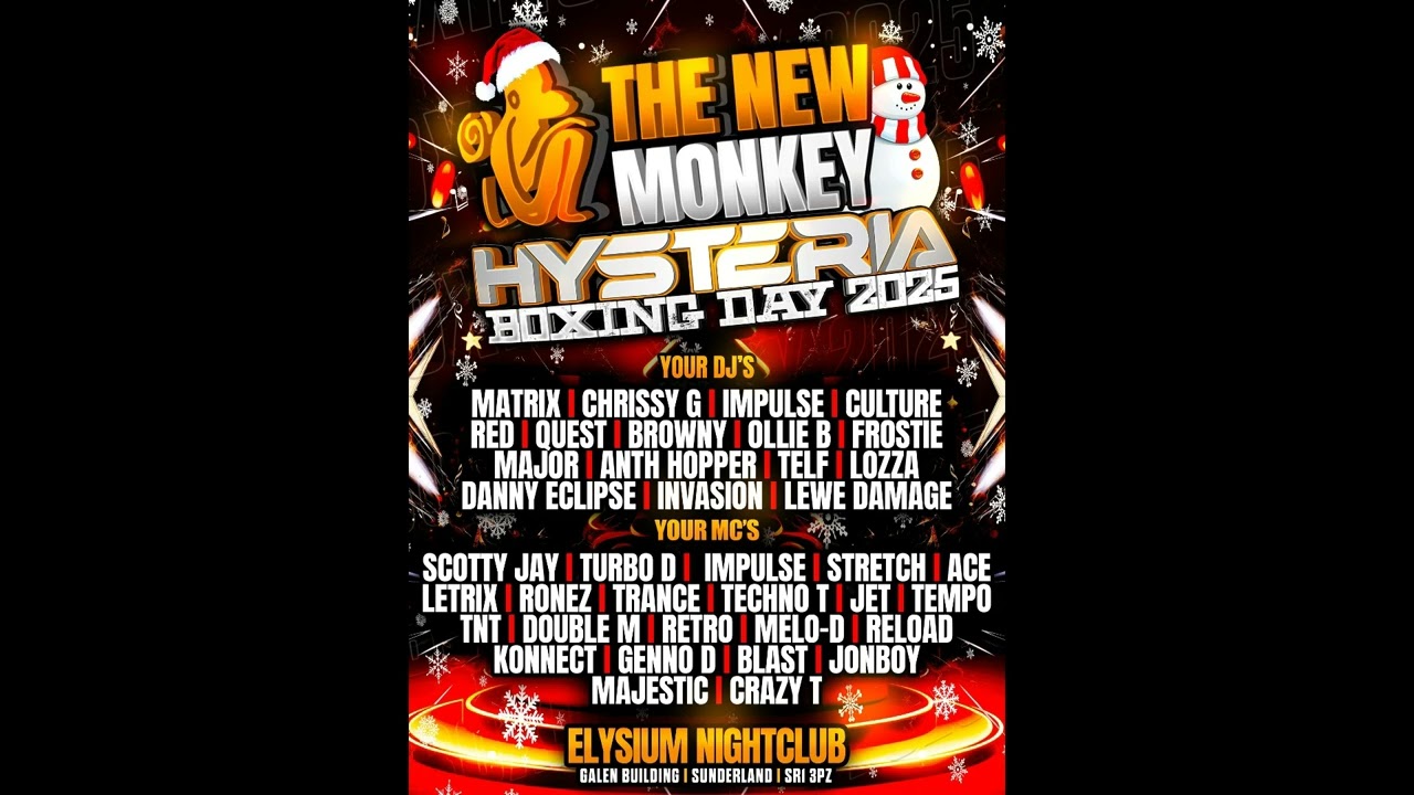 THE NEW MONKEY VS HYSTERIA BOXING DAY 2025