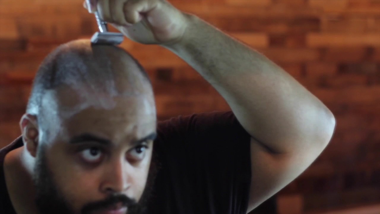 How to use safety razor for beginners | Head shave with safety razor