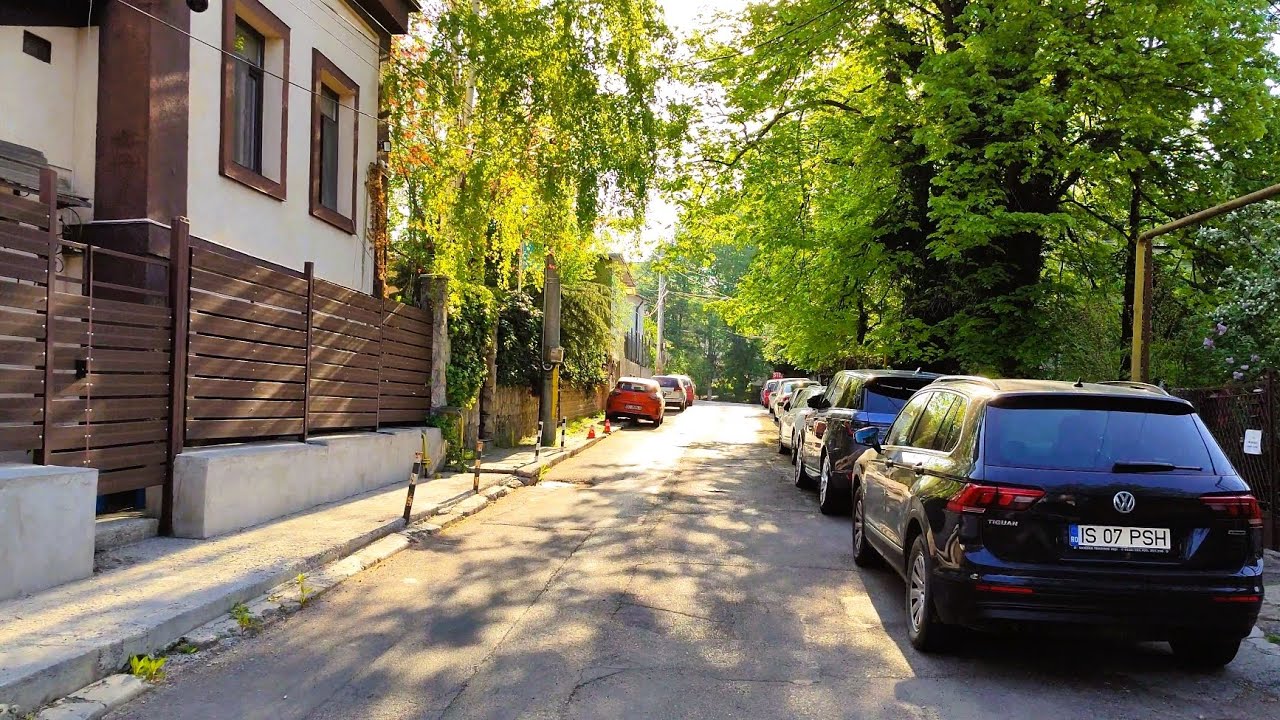 Iasi, A Peaceful Morning Walk in a Residential Quarter