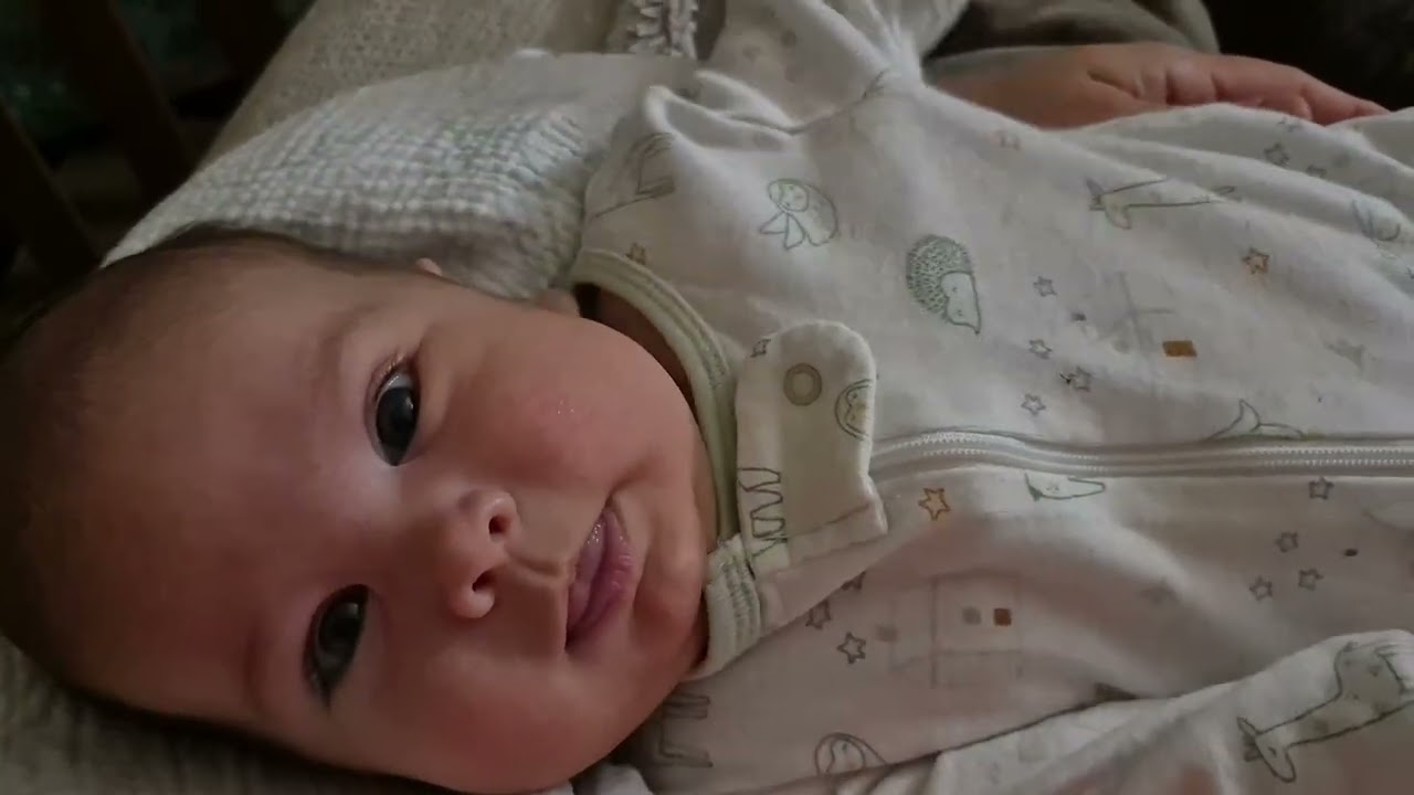 #CharlieMack - 12 weeks old, our morning conversation... all the smiles and noises this morning!