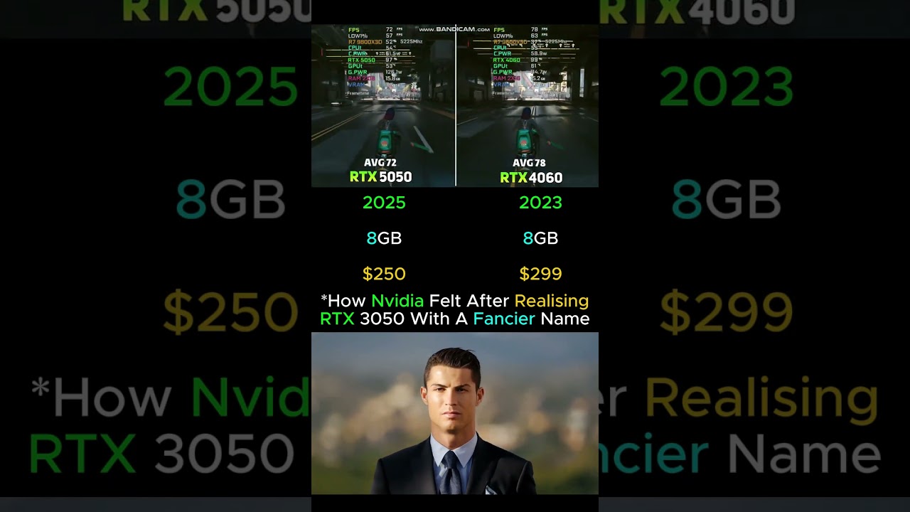 RTX 5050 vs RTX 4060 #gaming #graphicscard #rtx #tech #pc #pcbuild #amd #nvidia #intel