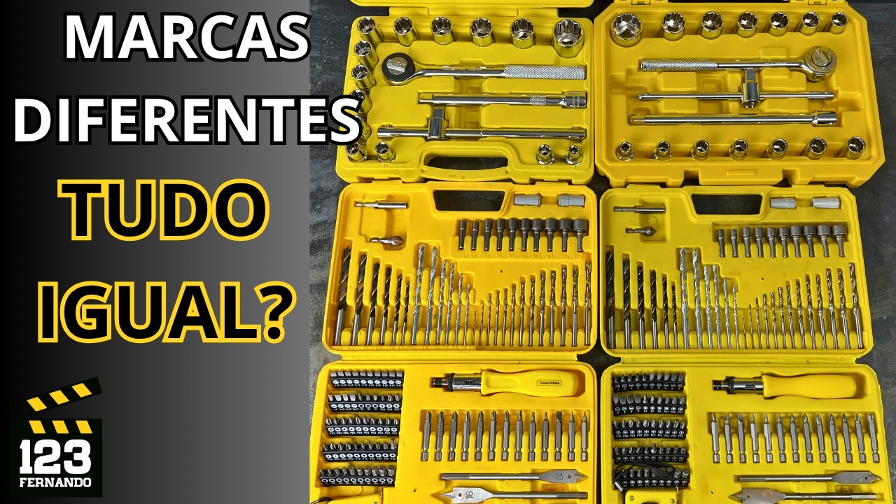 KIT DE SOQUETES E KIT DE BROCAS, SÓ MUDA A MARCA E O PRODUTO É TUDO IGUAL?