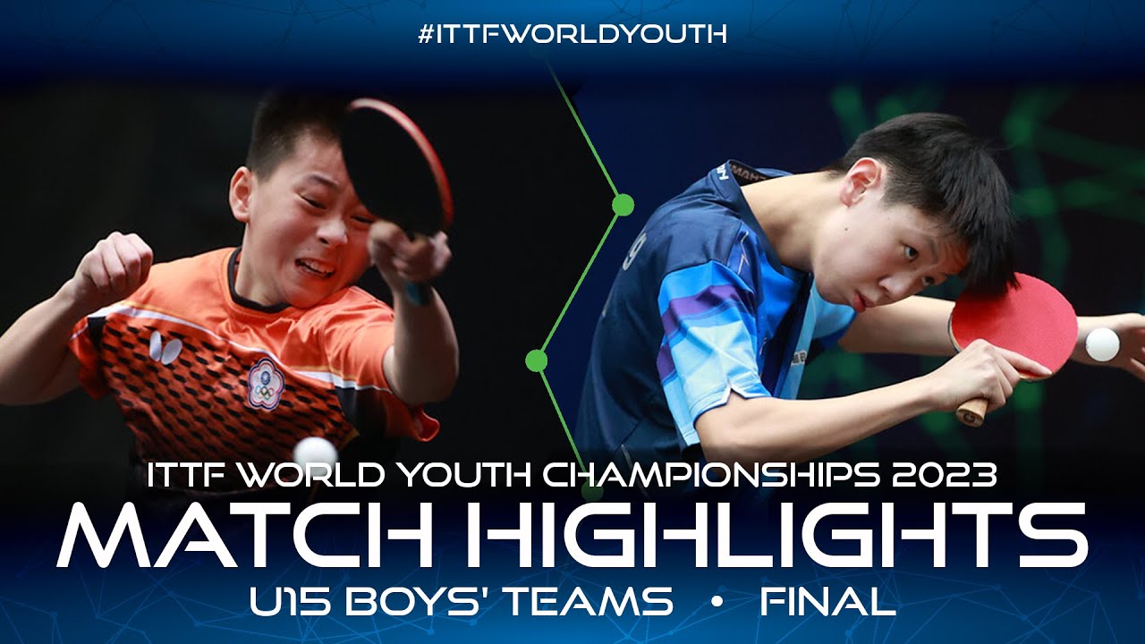 Kuo Guan-Hong vs Sun Yang | U15 Boys' Teams Final | ITTF World Youth Championships 2023