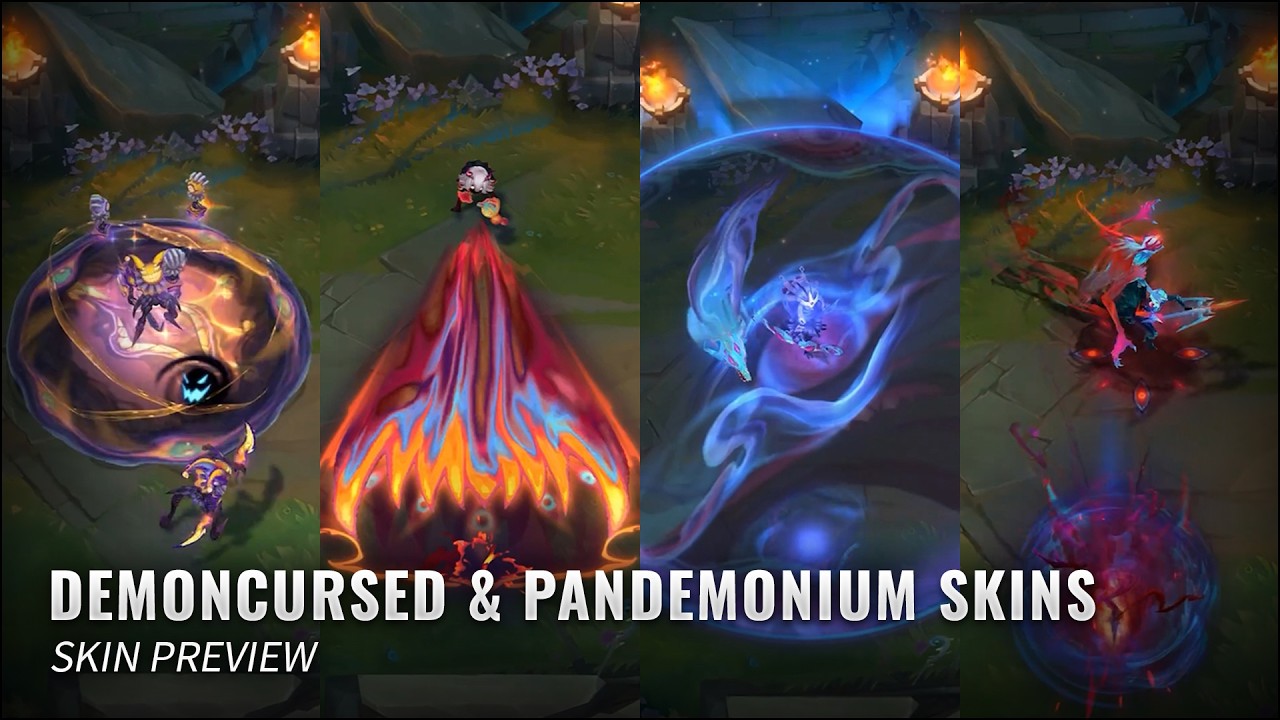 Pandemonium Shaco (Prestige), Annie, Kindred & Demoncursed Vayne || League of Legends: PBE