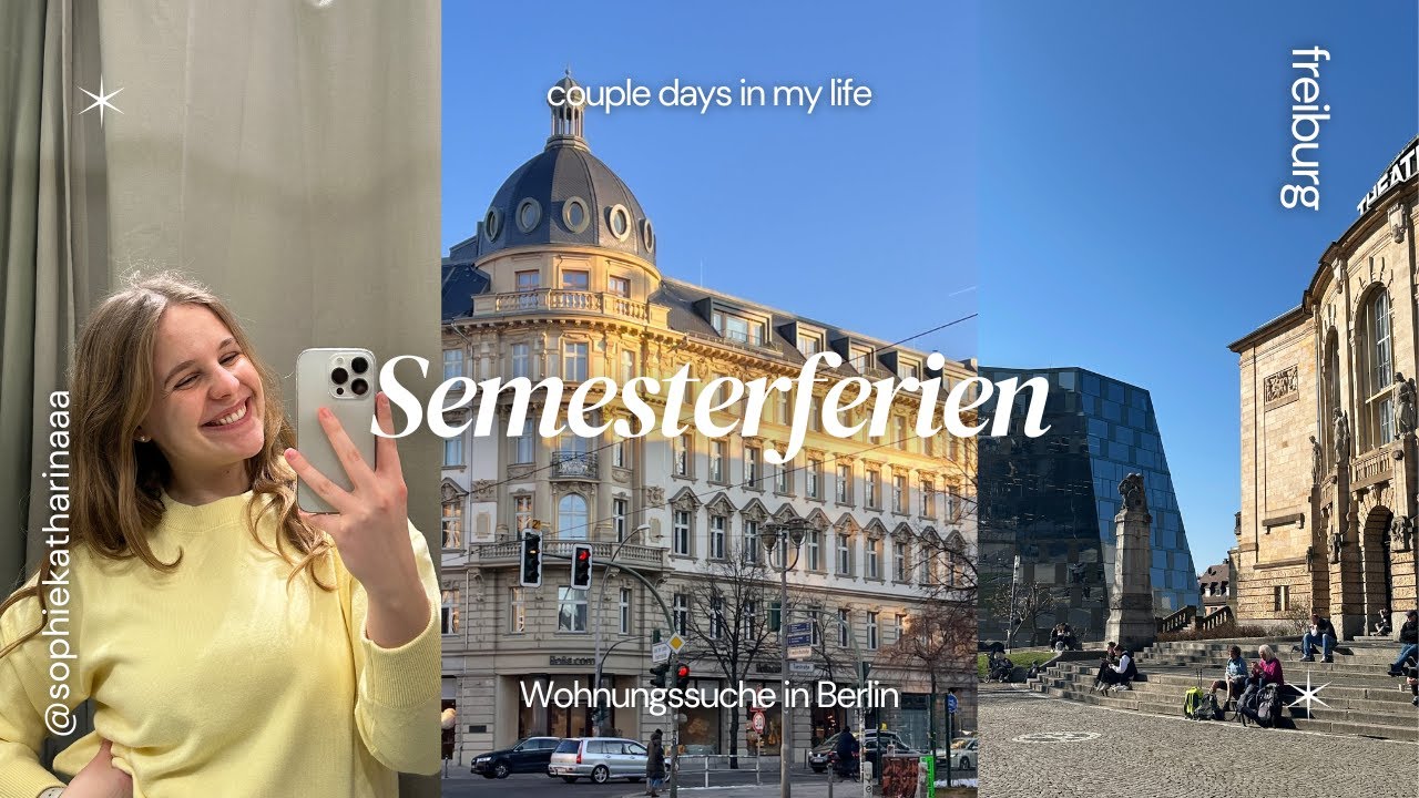 Weekly Vlog: Wohnungssuche in Berlin & Produktive Semesterferien im Medizinstudium ✨