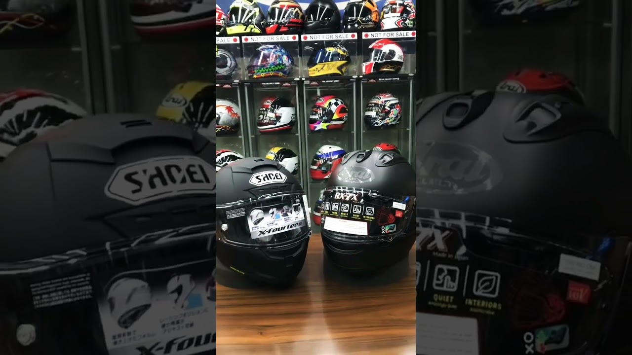 Shoei vs Arai helmets ❤️