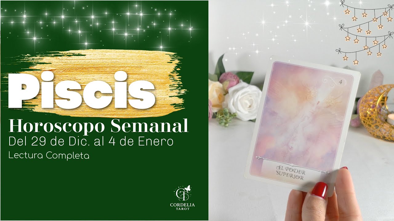 PISCIS ♓️ TODO ESTO FORMA PARTE DE UN PLAN SUPERIOR! NO TEMAS!! HOROSCOPO SEMANAL AMOR Y M&Aacute;S