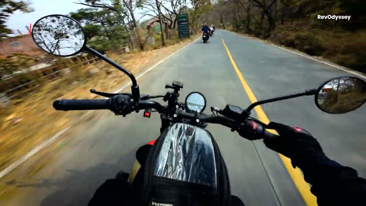 RAW Sound | Royal Enfield Guerrilla 450 PURE STOCK Exhaust Sound 🔥 | POV Ride ASMR (No Music)