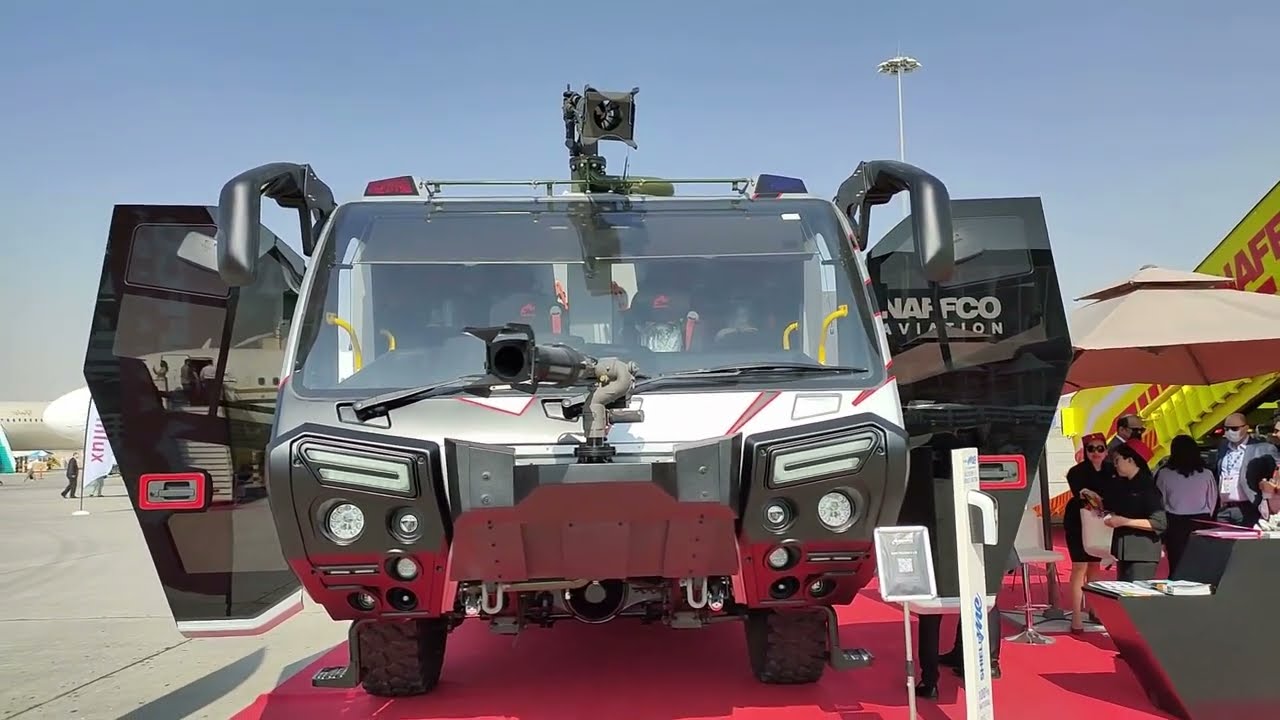 NAFFCO Airport Firefighting and Rescue Custom Built Truck by Dubai UAE | SNA Aviation World
