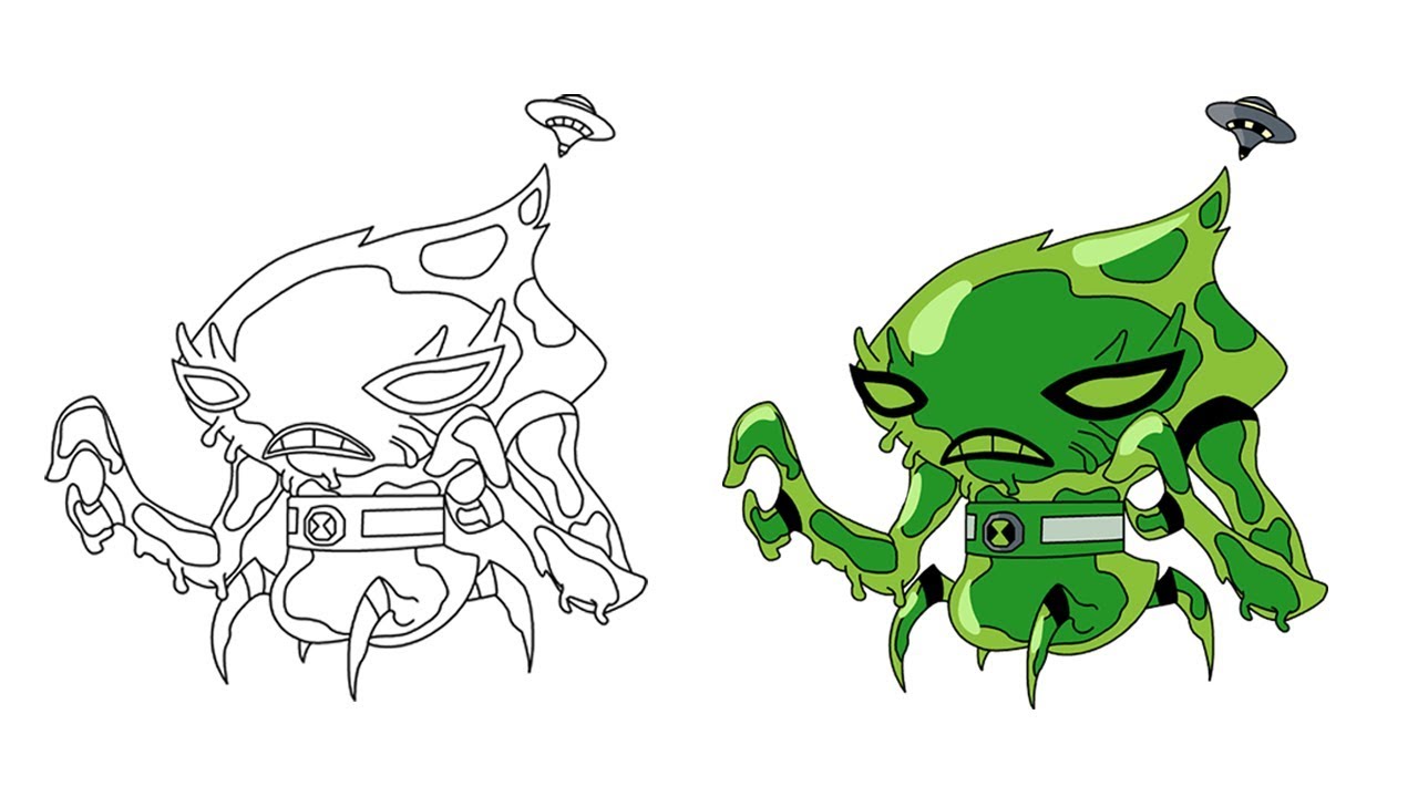 How To Draw Goop And Brainstorm Combination Fan Art
