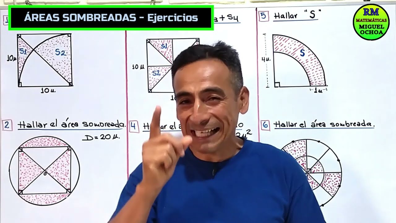 AREAS SOMBREADAS. Ejercicios y Explicación.
