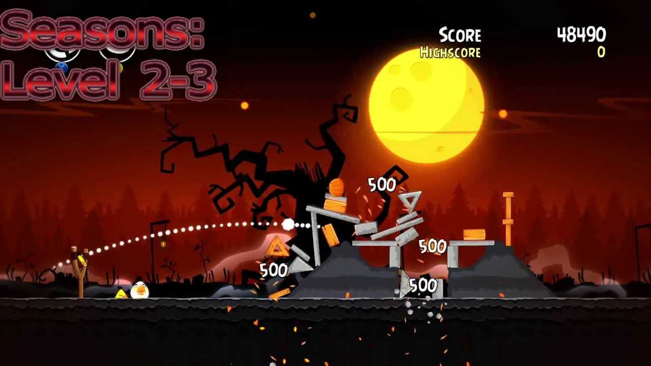 Angry Birds Trilogy - Seasons - Trick or Treat: Level's 2-1 through 2-15