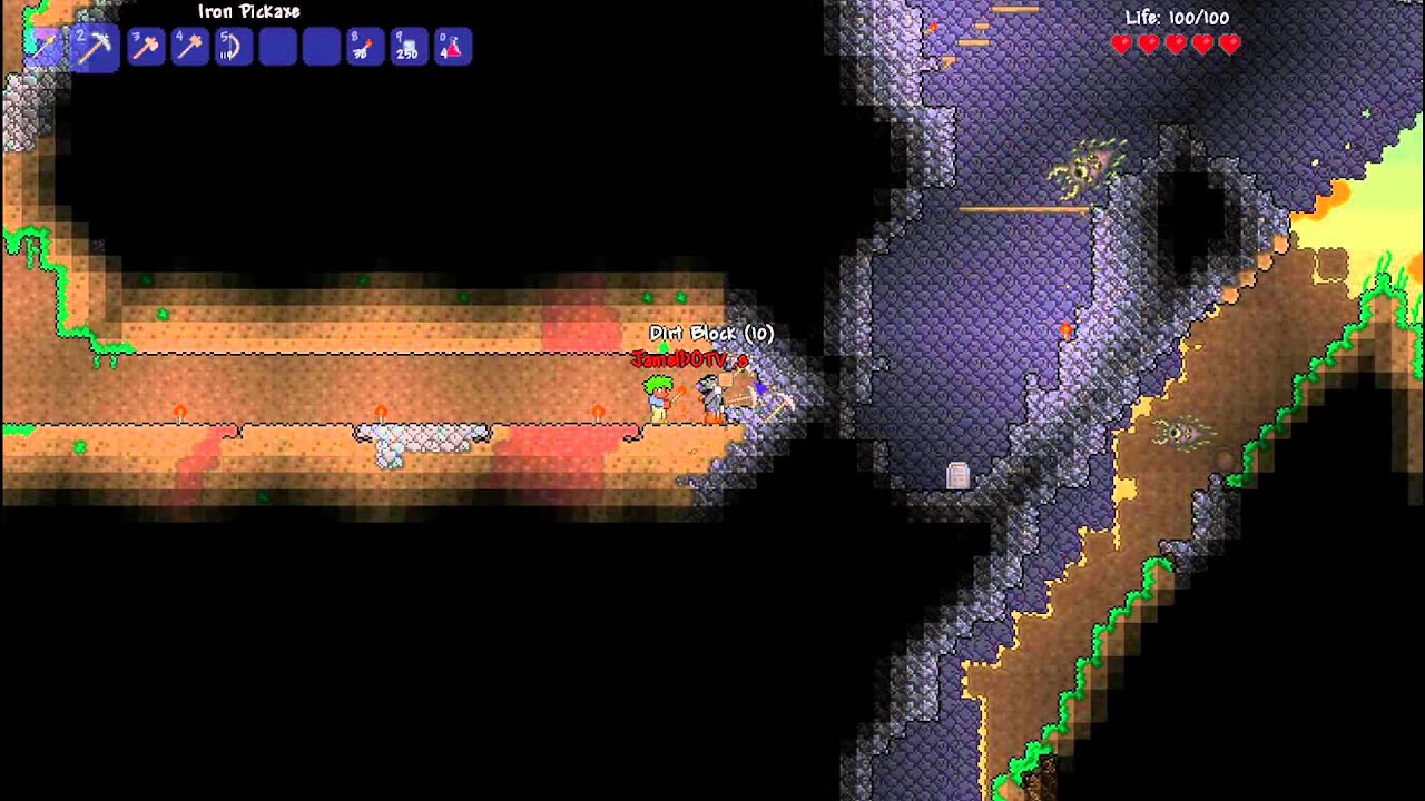 DOTV Terraria Day 16: Corruption Mining