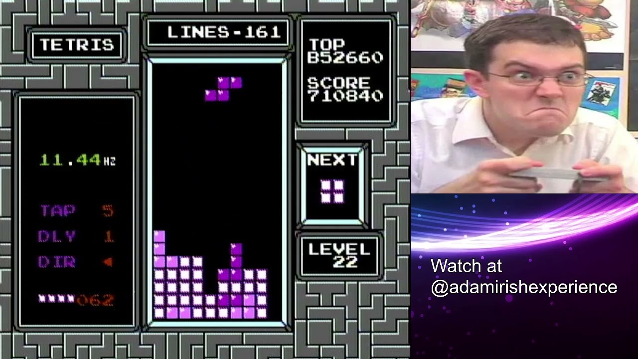 NES Tetris - 1.092.540 score (2nd max, 1st ever max on video)