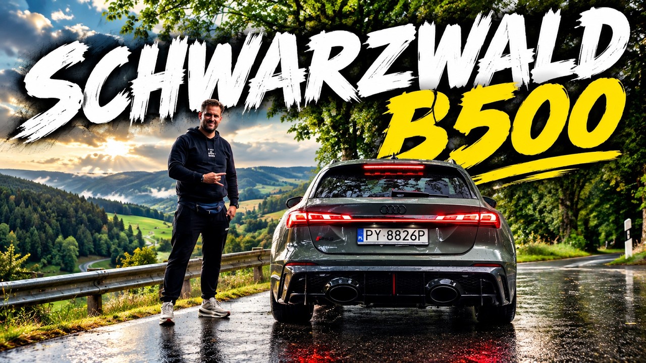 Drogi Marzeń #6: SCHWARZWALD (B500) z nowym AUDI RS5 | Attack na Vmax | #GCOS